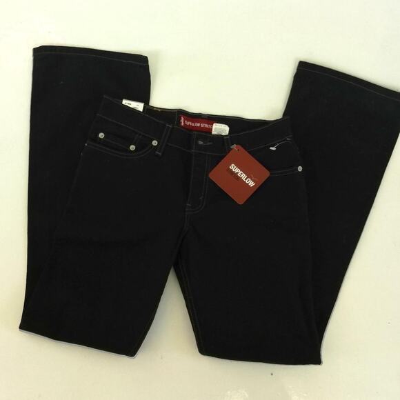 VINTAGE 90s DEADSTOCK NEW WITH TAG BLACK LEVIS 518 BOOT CUT 3 - Picture 2 of 3
